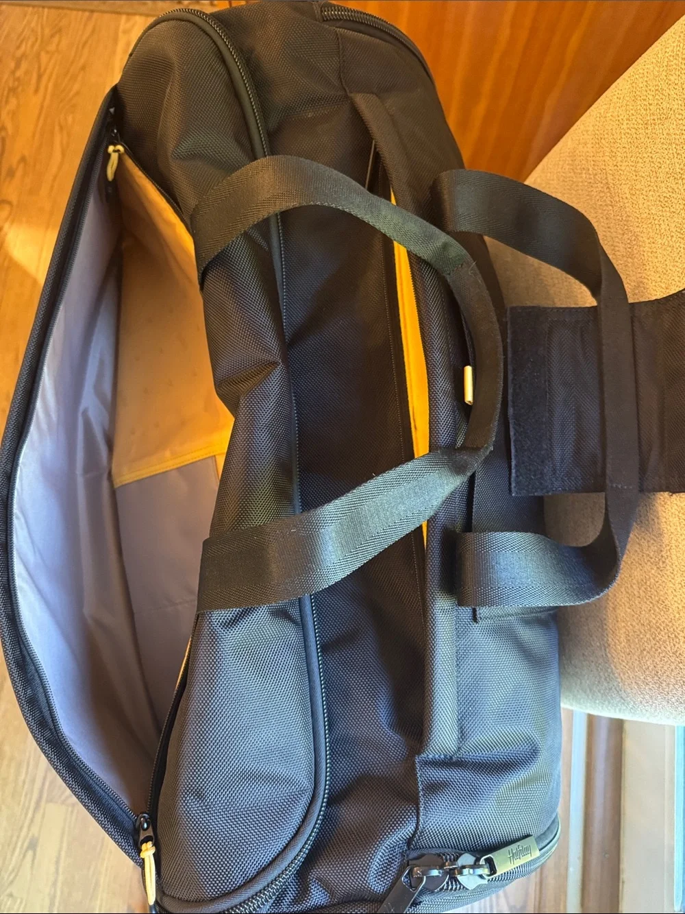 Halfday Premium Garmet Duffle Bag Black- 45L